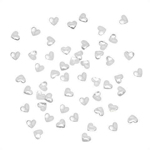 Heart 3MM Studs / Silver Nail Art Supplies