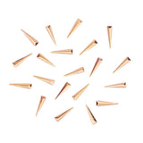 Daily Charme Nail Supply Long Skinny Triangle Studs / Rose Gold