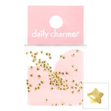 Metallic Gold Nail Art Studs Mini Star for Kawaii Galaxy Unicorn Nails