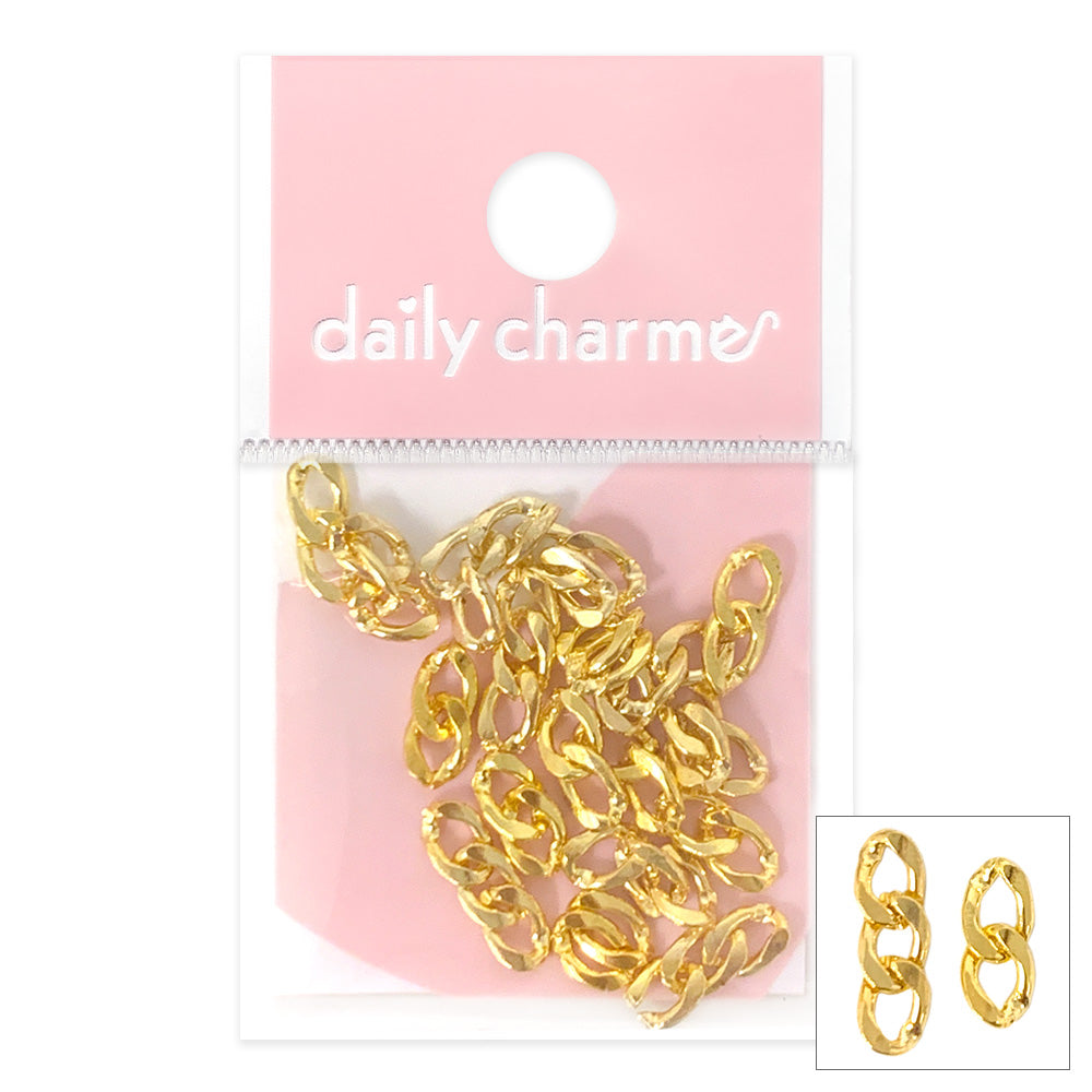 Oversized Chain Mix / Gold Oversized Chain Mix / Gold Punk Rock Nail Art