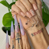 Oversized Chain Mix Silver / Metallic Nail Art Charms Decoration