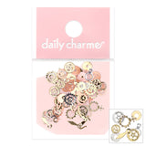 Steampunk Gears Shaped Stud Mix Gold Silver Nail Art Decors