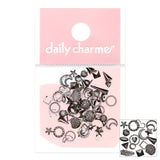 Ultimate Metallic Studs Mix / Gunmetal Nail Art Decors