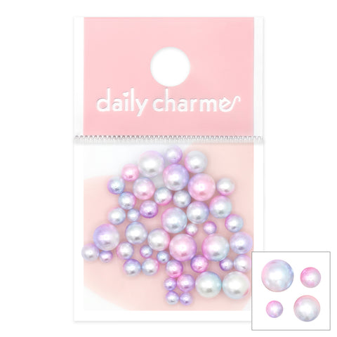 Dreamy Unicorn Round Pearls Nail Art Decorations