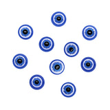 Glittery Evil Eye Blue 6MM 8MM for Nail Art