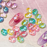 UruUru Nail Aurora Wave Glass Gem / Neon Bright Mix
