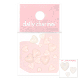 Color Changing Heart Resin Cabochons Mix / Red Cute Valentine's Day Nail Decoroations