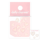 Color Changing Heart Resin Cabochons Mix / Fuchsia Pink Valentine's Day Decor Cute