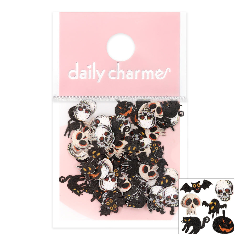 Halloween Soft Paper Glitter / Creatures of Fright Halloween Soft Paper Glitter / Creatures of Fright Nail Art