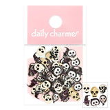 Halloween Soft Paper Glitter / Boos & Bones Skulls Nail Art Decor Supplies