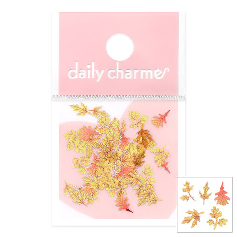 Fall Foliage Soft Paper Glitter / Golden Maple Nail Art Decor