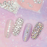 Charme Crystal Round Flatback Rhinestone Nail Art AB High Quality