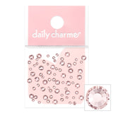 Charme Crystal Round Flatback Rhinestone / Vintage Rose Nail Art Supply