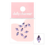 Charme Crystal Rhombus Flatback Rhinestone / Lilac Purple Nail Decor