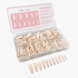 Charme Gel Extension Tips / Coffin / Long / Ivory Nail Chips