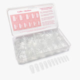 Charme Gel Extension Tips / Coffin / Medium / Clear Nail Art