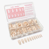 Charme Gel Extension Tips / Coffin / Medium / Ivory Nail French Ballerina