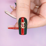 Charme Gel Nail Extension Tips Chips Square / Medium / Ivory Gucci Nails