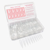 Charme Gel Extension Tips / Stiletto / Extra Long / Clear Gel X Nail