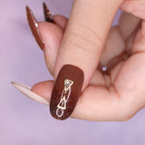 Charme Gel Extension Tips / Oval / Medium / Ivory Nail Fendi Nail Design