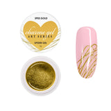 Charme Gel Spider Series / SP03 Gold Metallic Fine Line Nail Art