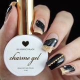 Charme Gel Polish / 001 Perfect Black