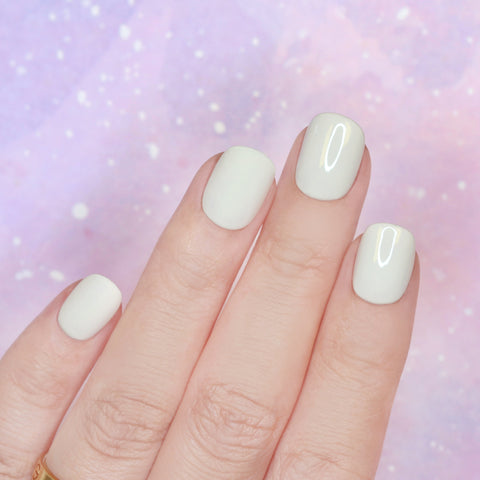 Charme Gel / 006 Lovey Dovey Off White Light Pastel Grey Nail Polish