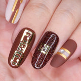 Charme Gel Polish / 101 Chocoholic Dark Brown Chocolate