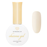 Charme Gel / 209 Wedding Day Light Pastel Beige Off White Lace Nail Polish