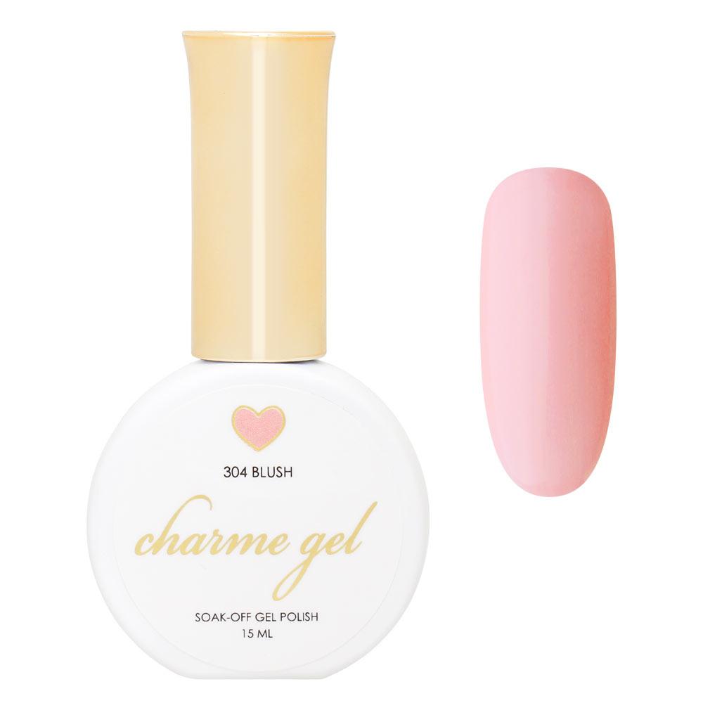 Charme Gel / 304 Blush Charme Gel Polish / 304 Blush Soft Warm Pink