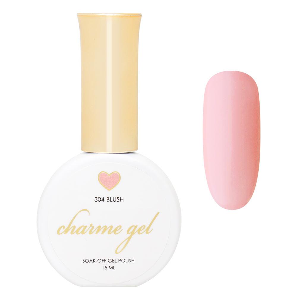 Charme Gel Polish / 304 Blush Soft Warm Pink