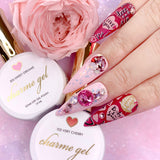 Charme Gel Polish / 305 Sweet Dreams Pastel Baby Pink Nails