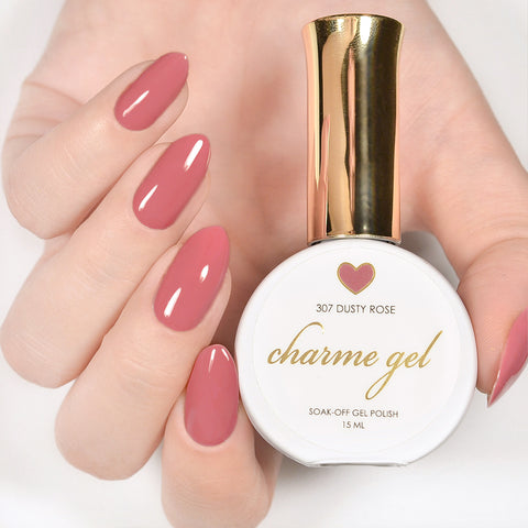 Charme Gel Polish / 307 Dusty Rose Mauve Pink