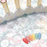Charme Gel / 502 Living Coral Warm Orange Red Summer Nail Polish