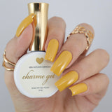 Charme Gel / 606 Autumn Ginkgo Mustard Muted Yellow Fall Nail Polish