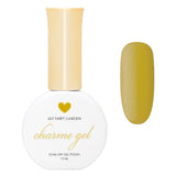 Charme Gel Polish / 607 Fairy Garden Yellow Lemon Green Nail Polish