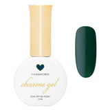 Charme Gel / 714 Rainforest Dark Green Gel Polish for Fall Winter Nails