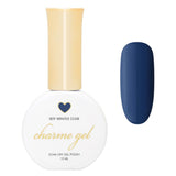 Charme Gel Polish / 809 Winter Dusk Deep Muted Dark Blue Winter Nail Polish