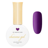 Charme Gel Polish / 907 Amethyst Aura Rich Dark Purple Violet Winter Nail Polish