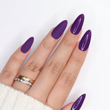 Charme Gel Polish / 907 Amethyst Aura Rich Dark Purple Violet Winter Nail Polish