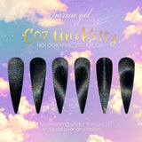 Charme Gel / Cat Eye C07 Unikitty Holographic Holo Nail Polish Cateye Galaxy