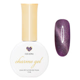 Charme Gel / Cat Eye C23 Astra Plum Purple Polish Galaxy Nail