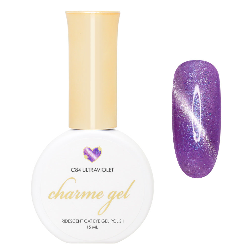 Charme Gel / Cat Eye C84 Ultraviolet Purple Polish