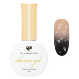 Charme Gel / Glitter G26 Alabaster Snow White Flake Nail Polish Glitter Fall Trend 2022