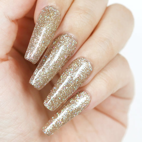 Charme Gel / Holographic H01 Chandelier Glitter Bottle Nail Polish