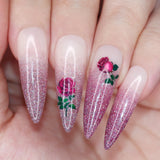 Charme Gel / Holographic Twinkle H67 Fairyland Light Pink Flash Diamond Reflective Nail Polish