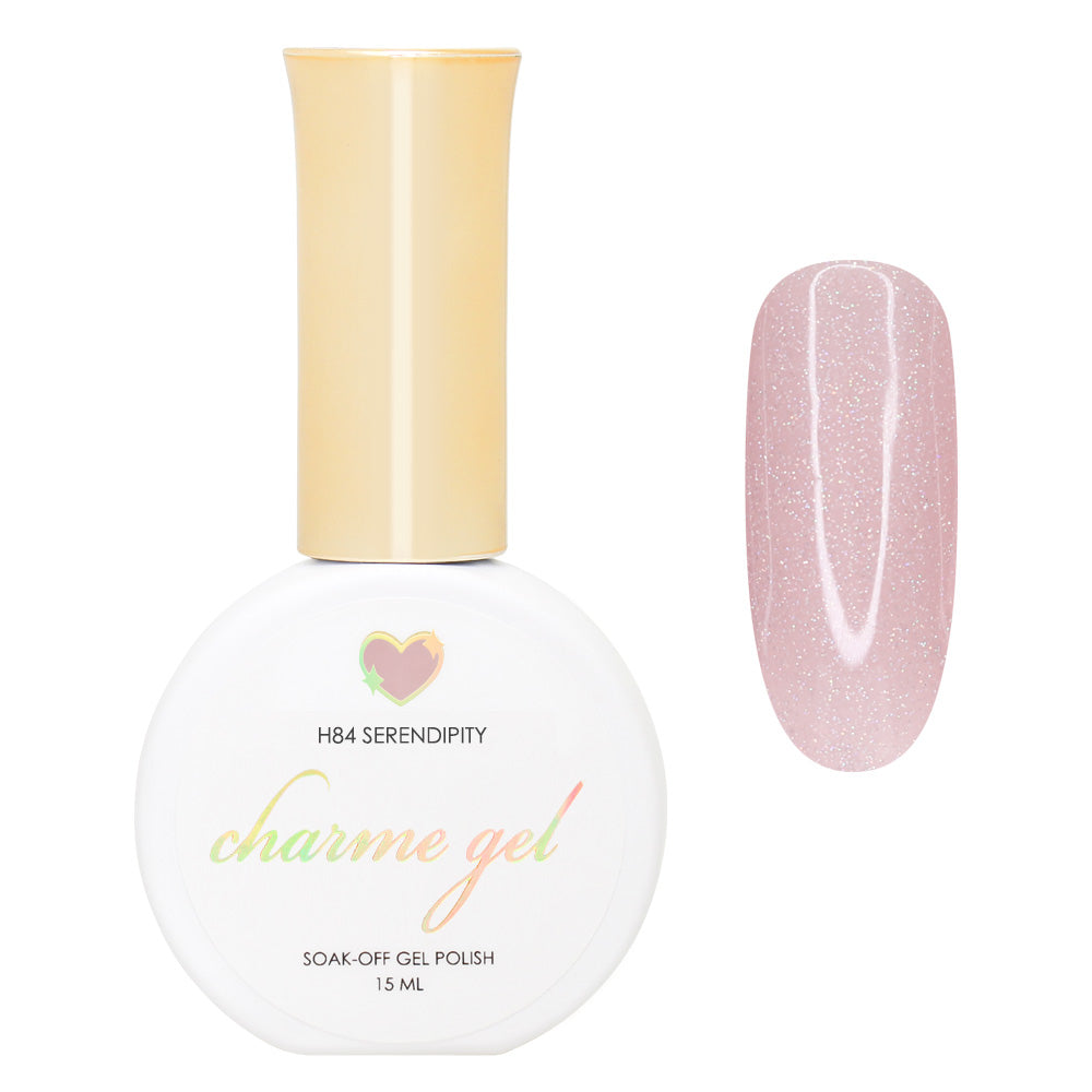 Charme Gel / Holo Jelly H84 Serendipity Charme Gel / Holographic H84 Serendipity Beige Nail Polish