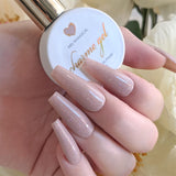 Charme Gel / Holographic H85 Whimsical Pink Neutral Polish