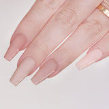 Charme Gel / Jelly J07 Coffeehouse Muted Dark Beige Manicure