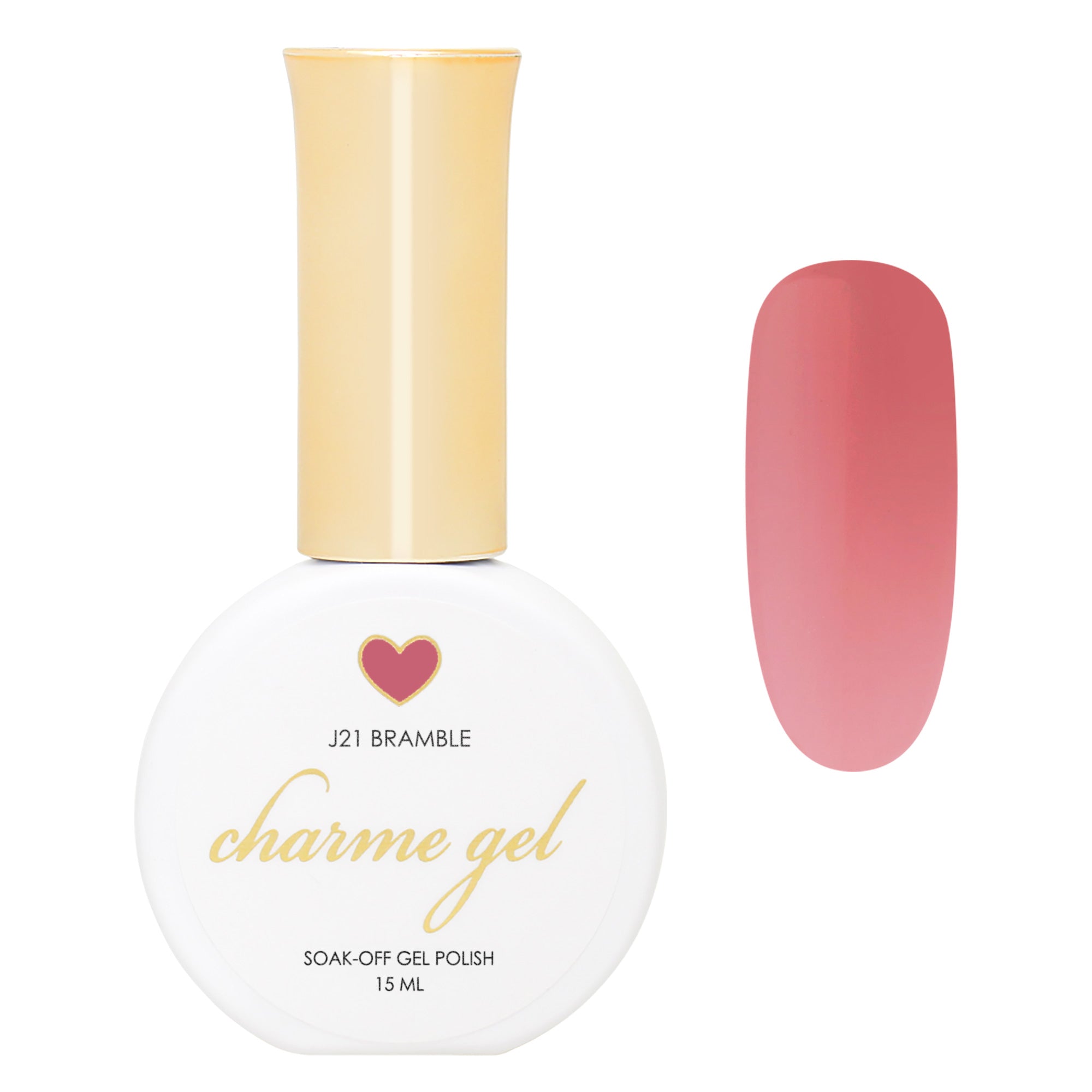 Charme Gel / Jelly J21 Bramble Charme Gel / Jelly J21 Bramble Berry Red Sheer Polish